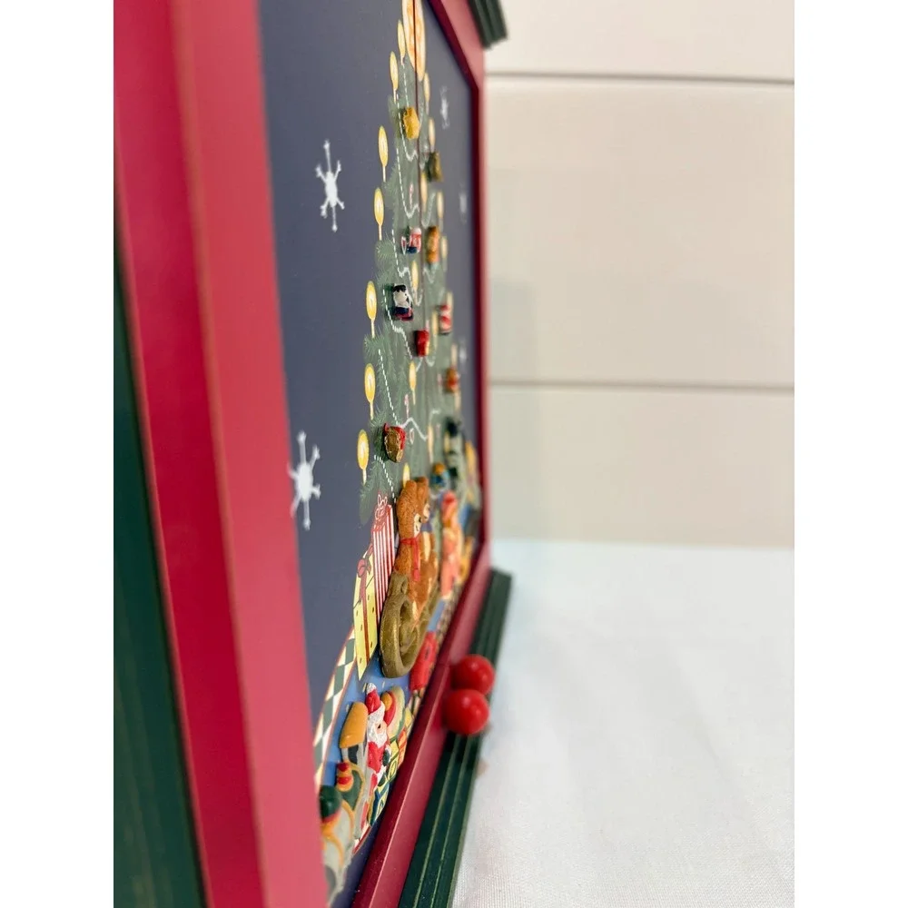 2003 Christmas Wooden Box Advent Calendar